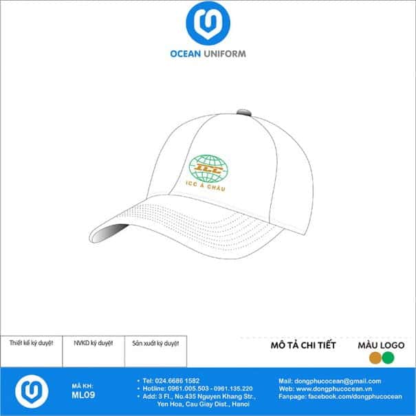 Mũ đồng phục ICC Á Châu